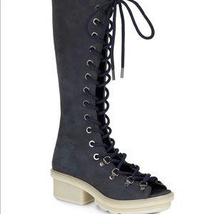 3.1 Phillip Lim Mallory Suede Knee High Boots